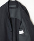 NVL2601LD 50s LINEN PLAIN (OVERDYE) TAILORED LONG JACKET