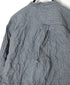 NVL2681SCW POPLIN STRIPE & CHECK WRINKLE BANDED COLLAR L/SL OVERSIZED SHIRTS