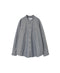 NVL2681SC POPLIN STRIPE WRINKLE BANDED COLLAR L/SL OVERSIZED SHIRTS