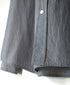 NVL2681SC POPLIN STRIPE WRINKLE BANDED COLLAR L/SL OVERSIZED SHIRTS