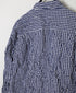 NVL2683SCW POPLIN STRIPE & CHECK WRINKLE REGULAR COLLAR L/SL SHIRTS