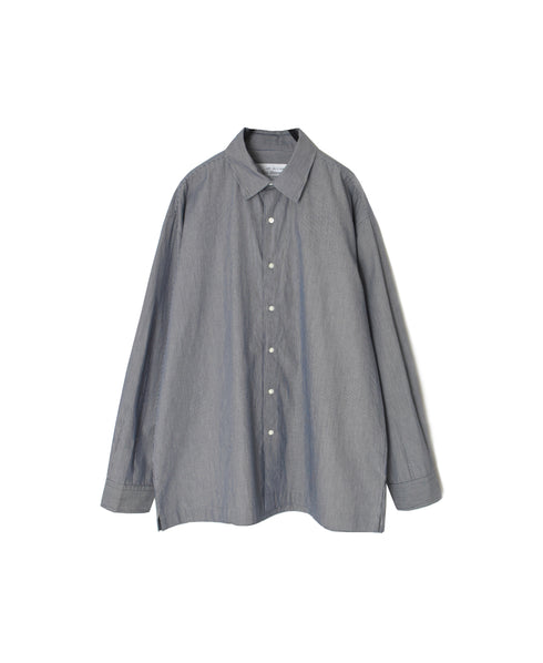 NVL2683SC POPLIN STRIPE REGULAR COLLAR L/SL SHIRTS