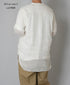 IMDSH2303LCD AUTO LOOM LINEN/COTTON PLAIN OVERDYE BANDED COLLAR SHIRTS