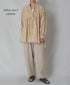 INMDS26102 80s COTTON FLOWER BLOCK PRINT BANDED COLLAR MINI PINTUCK TUNIC