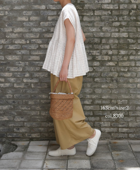 GNMDS2062CLW COTTON/LINEN DYED WEATHER CULOTTES