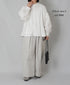 INMDS26071 100s KHADI PLAIN BANDED COLLAR SHIRTS WITH MINI PINTUCK