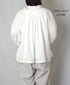 INMDS26071 100s KHADI PLAIN BANDED COLLAR SHIRTS WITH MINI PINTUCK