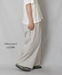 GNMDS2502CLW COTTON/LINEN DYED WEATHER 2TUCK WIDE EASY PANTS