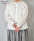 INMDS26072 100s KHADI PLAIN FRILL COLLAR SHIRTS