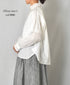 INMDS26072 100s KHADI PLAIN FRILL COLLAR SHIRTS