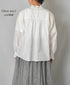 INMDS26072 100s KHADI PLAIN FRILL COLLAR SHIRTS