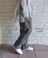 MDSH2483D 80s ORGANIC COTTON ( BIG CHECK x SMALL CHECK ) OVERDYE EASY PANTS WITH LINING