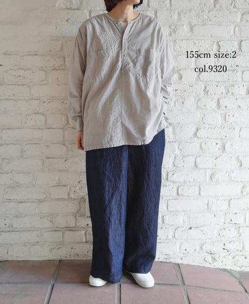 MDSH2601BD 80s ORGANIC COTTON ( BIG CHECK x SMALL CHECK ) OVERDYE PULLOVER SHIRT (BALL BUTTON)