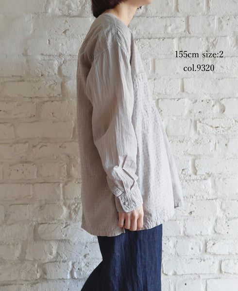 MDSH2601BD 80s ORGANIC COTTON ( BIG CHECK x SMALL CHECK ) OVERDYE PULLOVER SHIRT (BALL BUTTON)