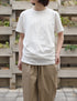 GMDSH2621 COTTON/LINEN SINGLE JERSEY CREW NECK T-SHIRTS