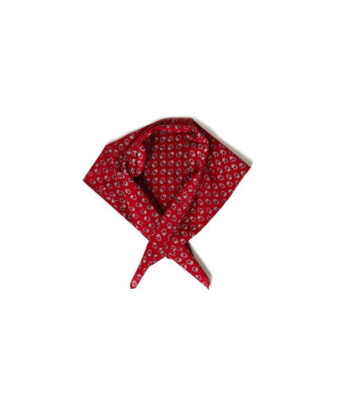 ZMD0408 BLOCK PRINT SCARF 60×60㎝