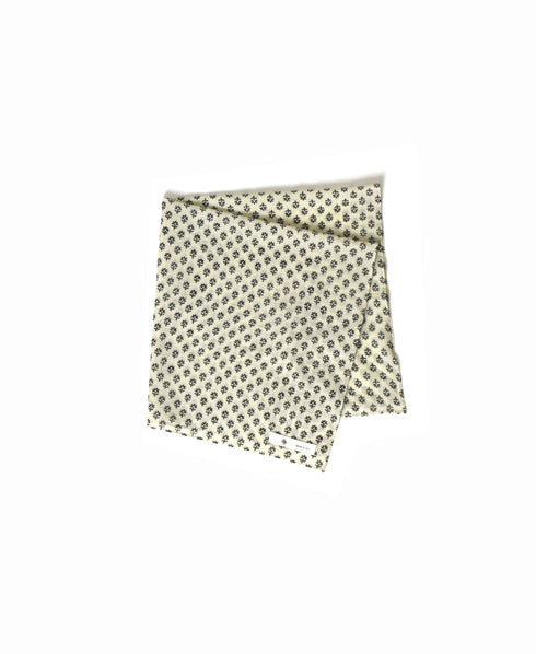 ZMD0408 BLOCK PRINT SCARF 60×60㎝
