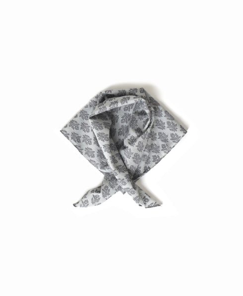 ZMD0408 BLOCK PRINT SCARF 60×60㎝