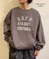 NGW9951 2581 7.2oz HEAVY WEIGHT COTTON "GDFU" CREW NECK L/SL WITH CUFF&HEM RIB