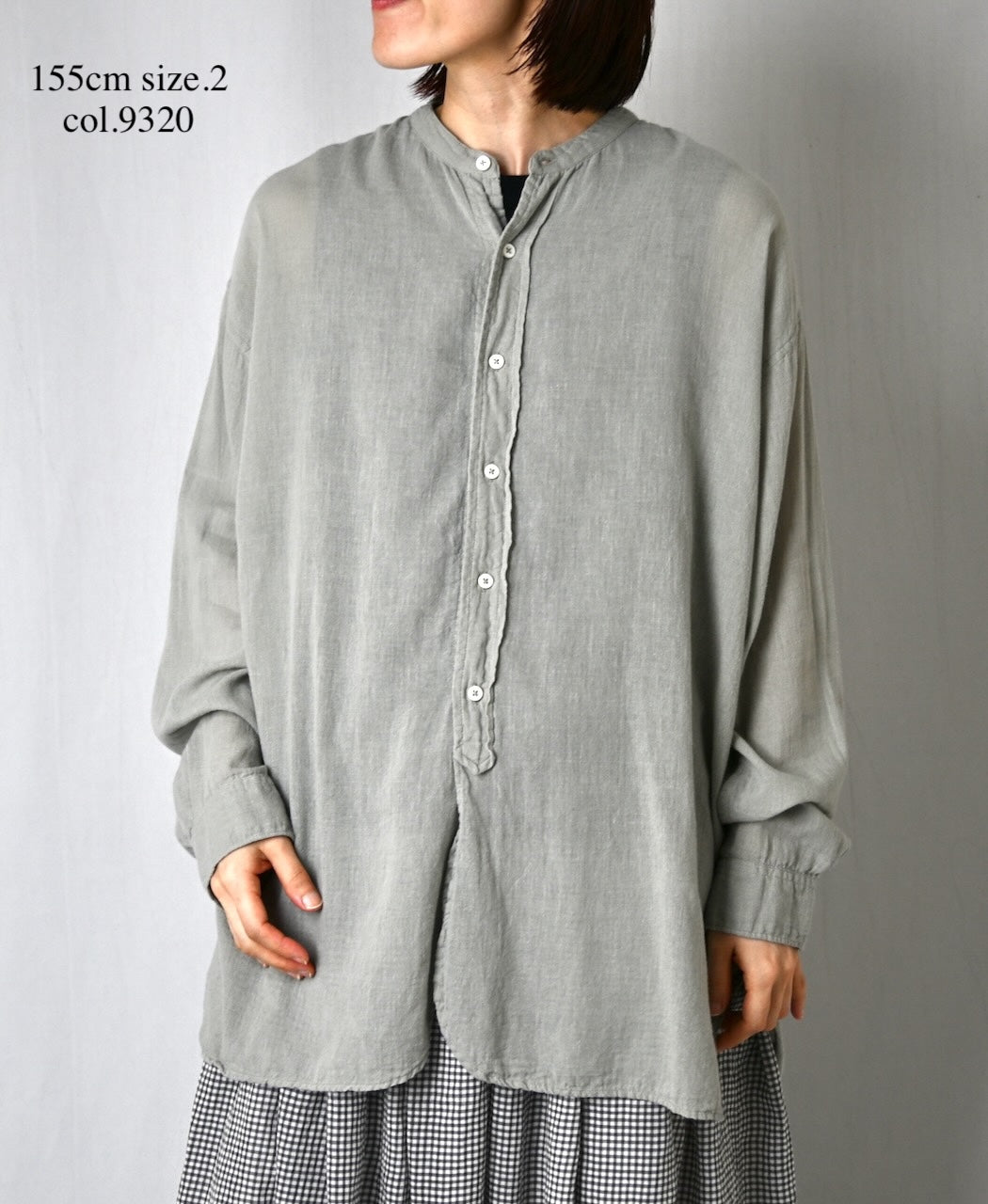 INAM2501G3D 30s GAUZE OVERDYE UTILITY SHIRT