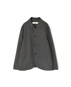 NVL2501CP 40s ORGANIC POPLIN SIDE VENTS REGULAR COLLAR JACKET