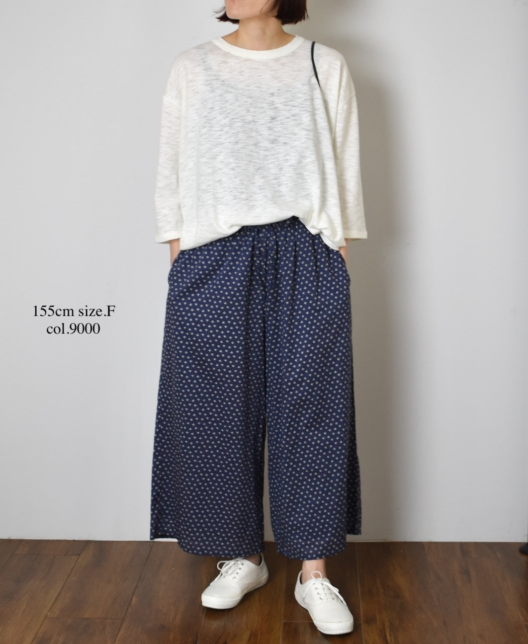 GNSL25041 SLUB VINTAGE CREW-NECK 3/4SL LONG SHIRT