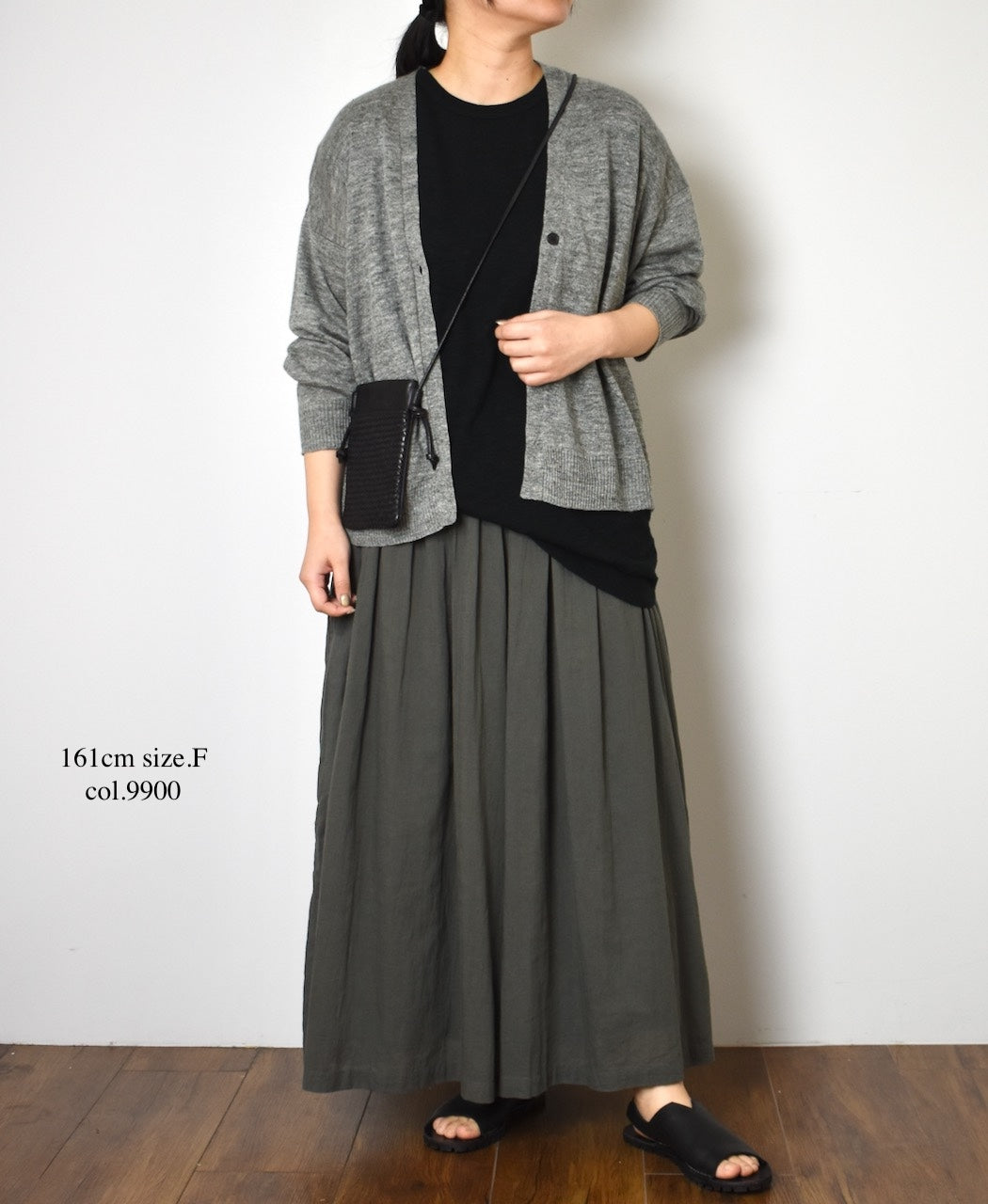 GNSL24043 SLUB VINTAGE CREW-NECK FRENCH/SL LONG SHIRT