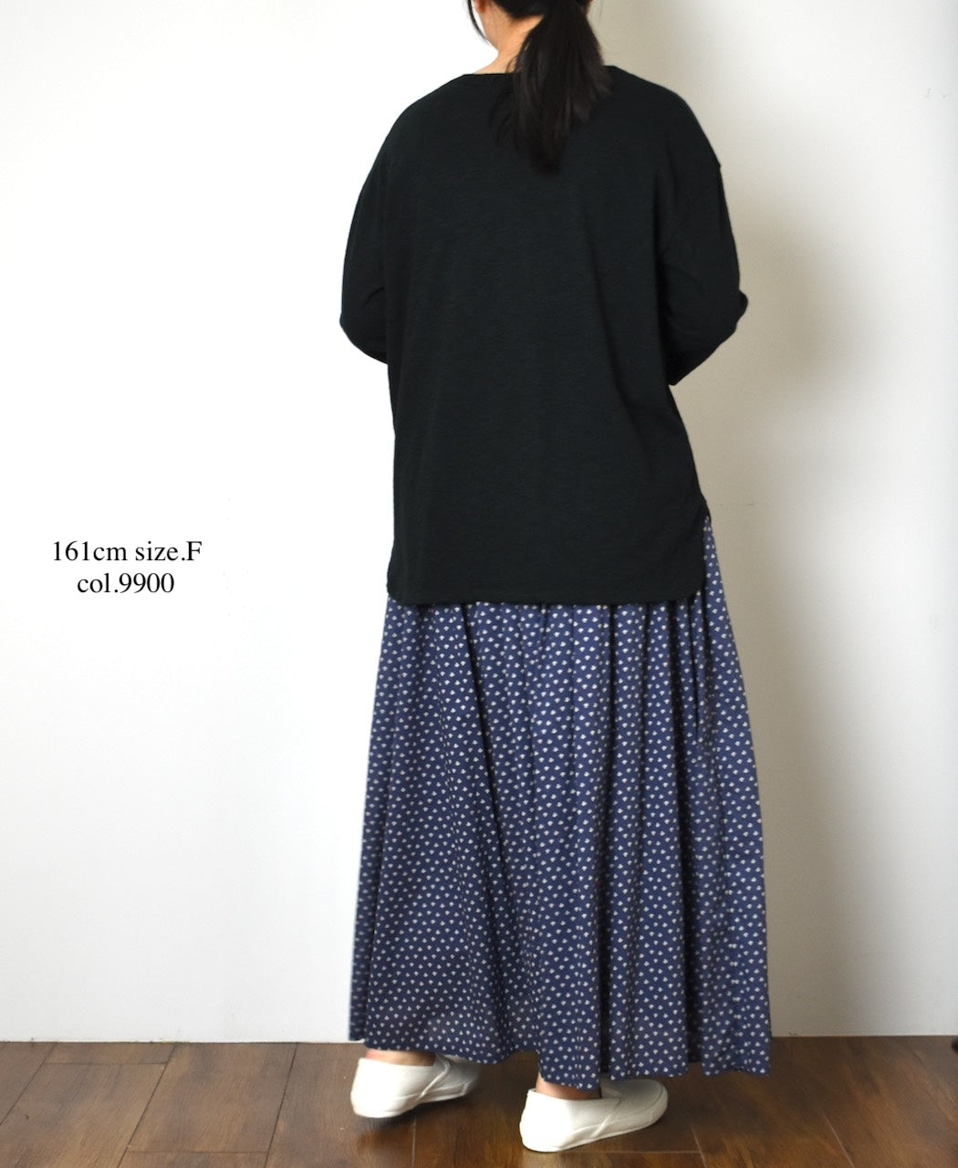 GNSL25041 SLUB VINTAGE CREW-NECK 3/4SL LONG SHIRT