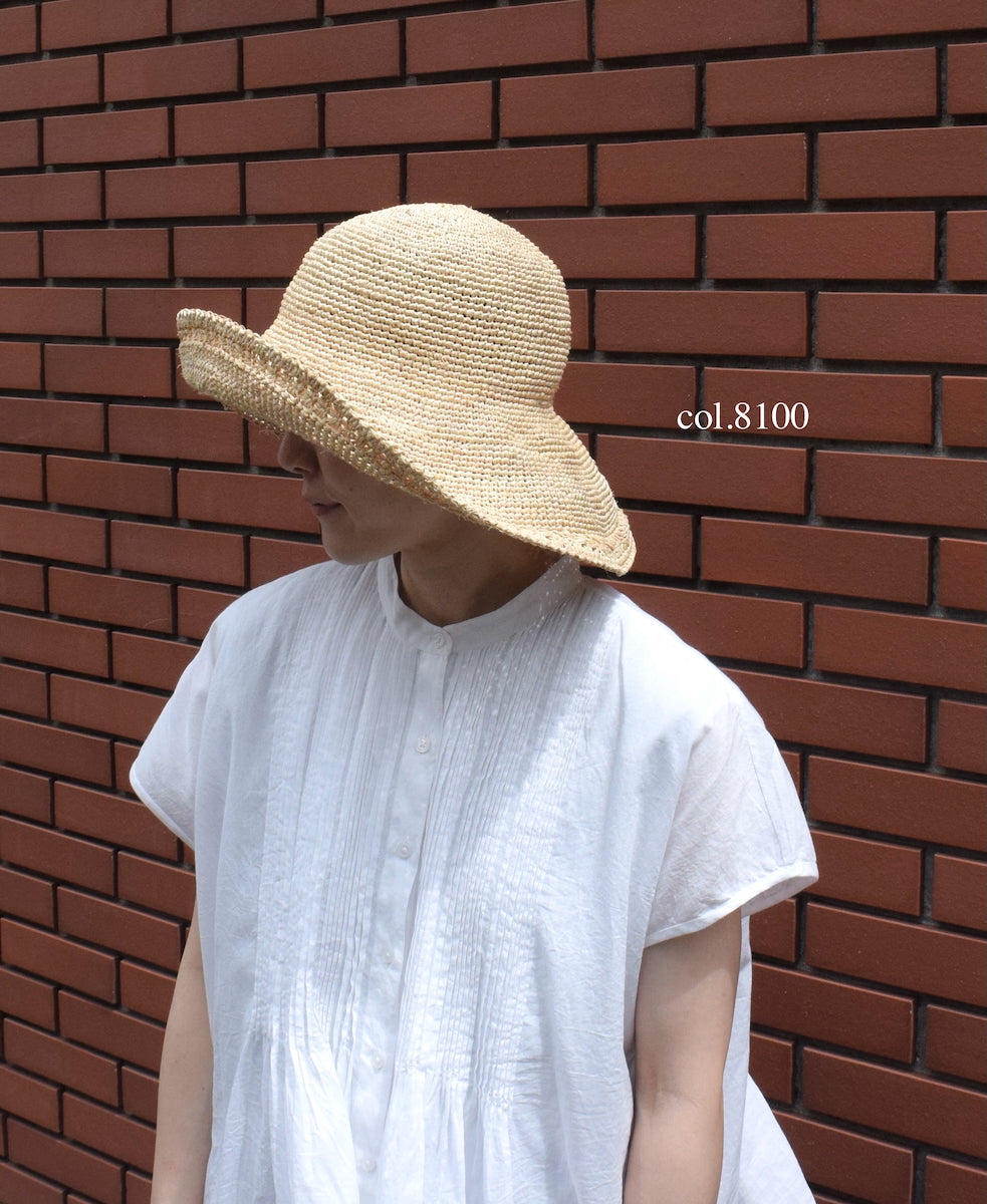 ANMDS2312 RAFFIA HAT BRIM 12cm