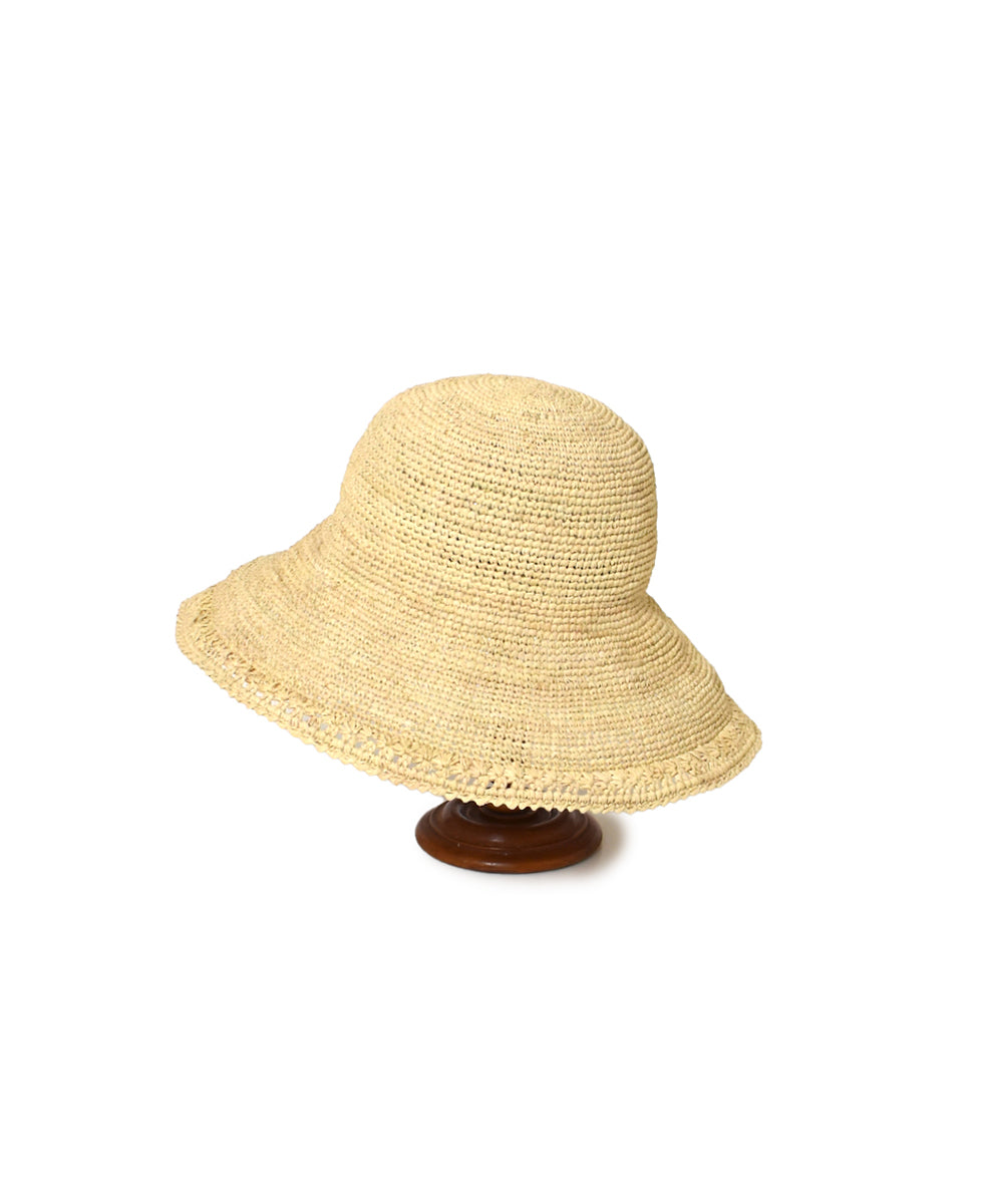 ANMDS2312 RAFFIA HAT BRIM 12cm
