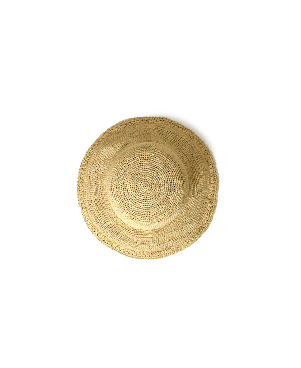 ANMDS2312 RAFFIA HAT BRIM 12cm