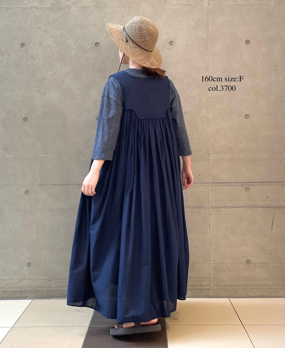 GNSL25041 SLUB VINTAGE CREW-NECK 3/4SL LONG SHIRT