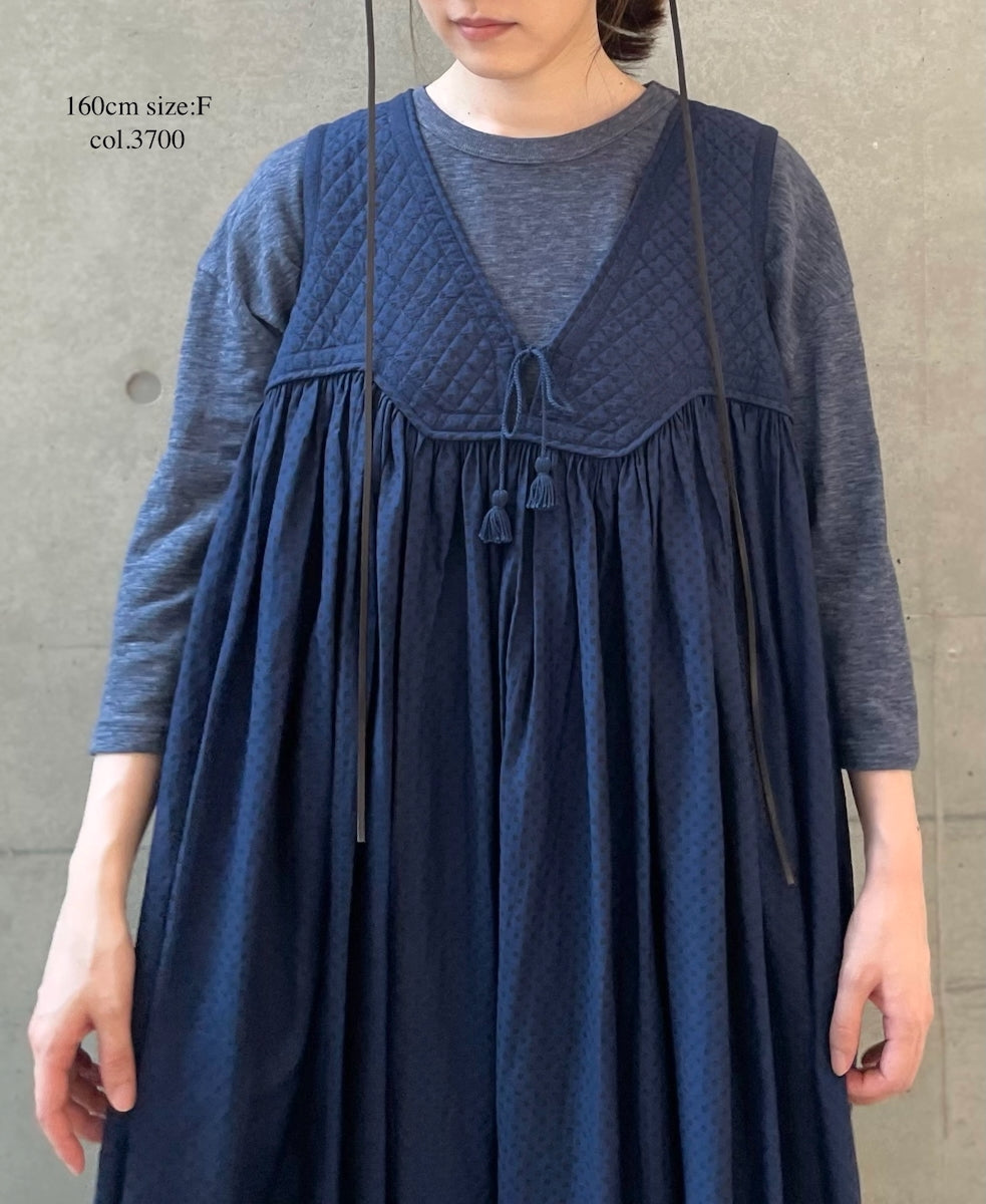 GNSL25041 SLUB VINTAGE CREW-NECK 3/4SL LONG SHIRT