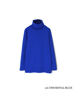 NMF1051 1×1 COTTON RIB TURTLE-NECK L/SL T-SHIRT