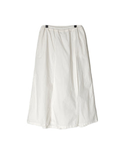INAM2556PD 40s POPLIN OVERDYE WRAP CULOTTES WITH SEAM POCET