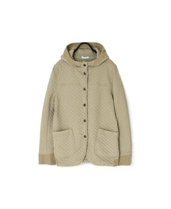 NAM0555P COTTON QUILT HOODED JACKET