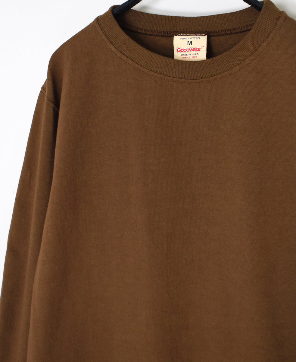 NGW9951 7.2oz HEAVY WEIGHT COTTON CREW NECK L/SL WITH CUFF&HEM RIB