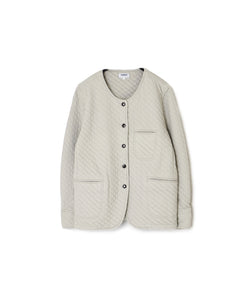 NAM1407 COTTON QUILT NO COLLAR JACKET