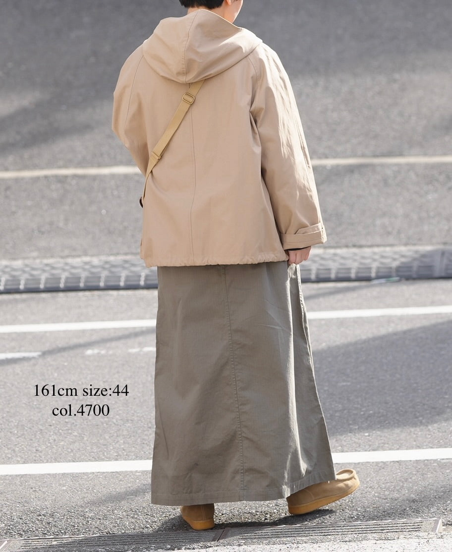 INHT2514CHW COTTON HERRINGBONE WASH  EASY SKIRT