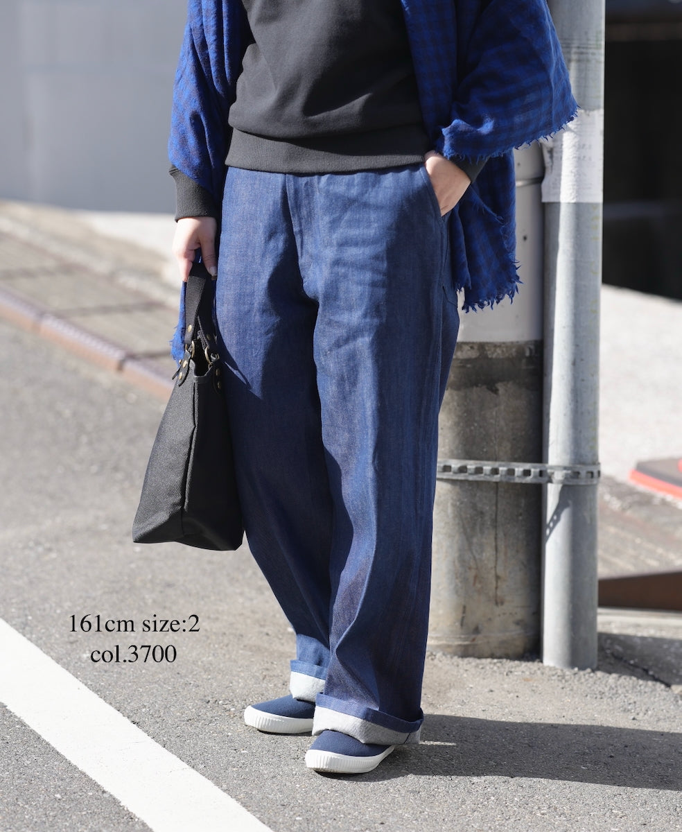 GNAM2601 8oz UNEVEN YARN DENIM WORK PANTS