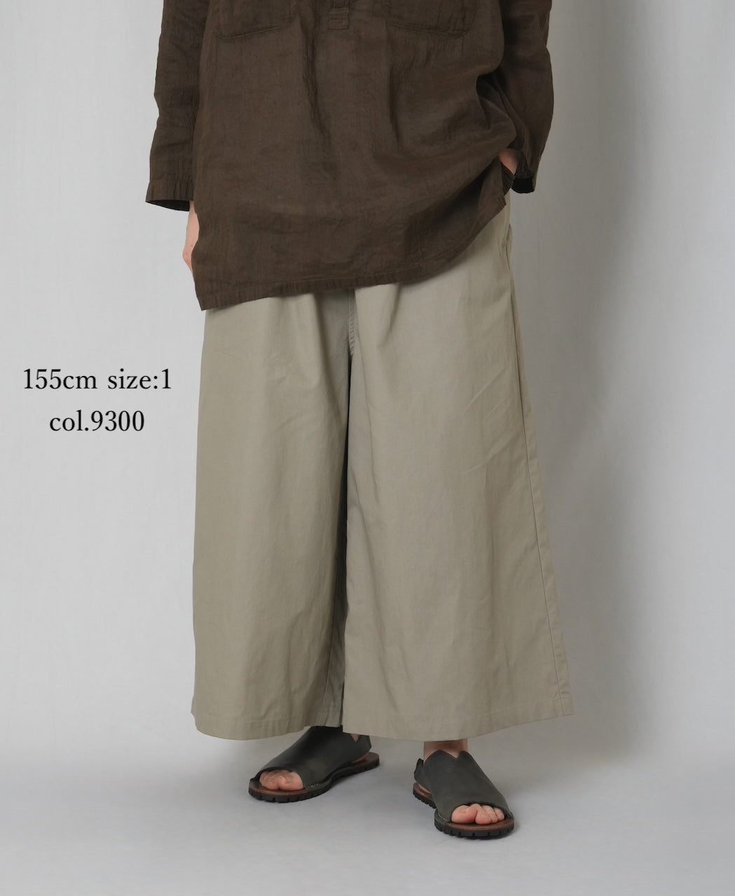 GNMDS2062CLW COTTON/LINEN DYED WEATHER CULOTTES