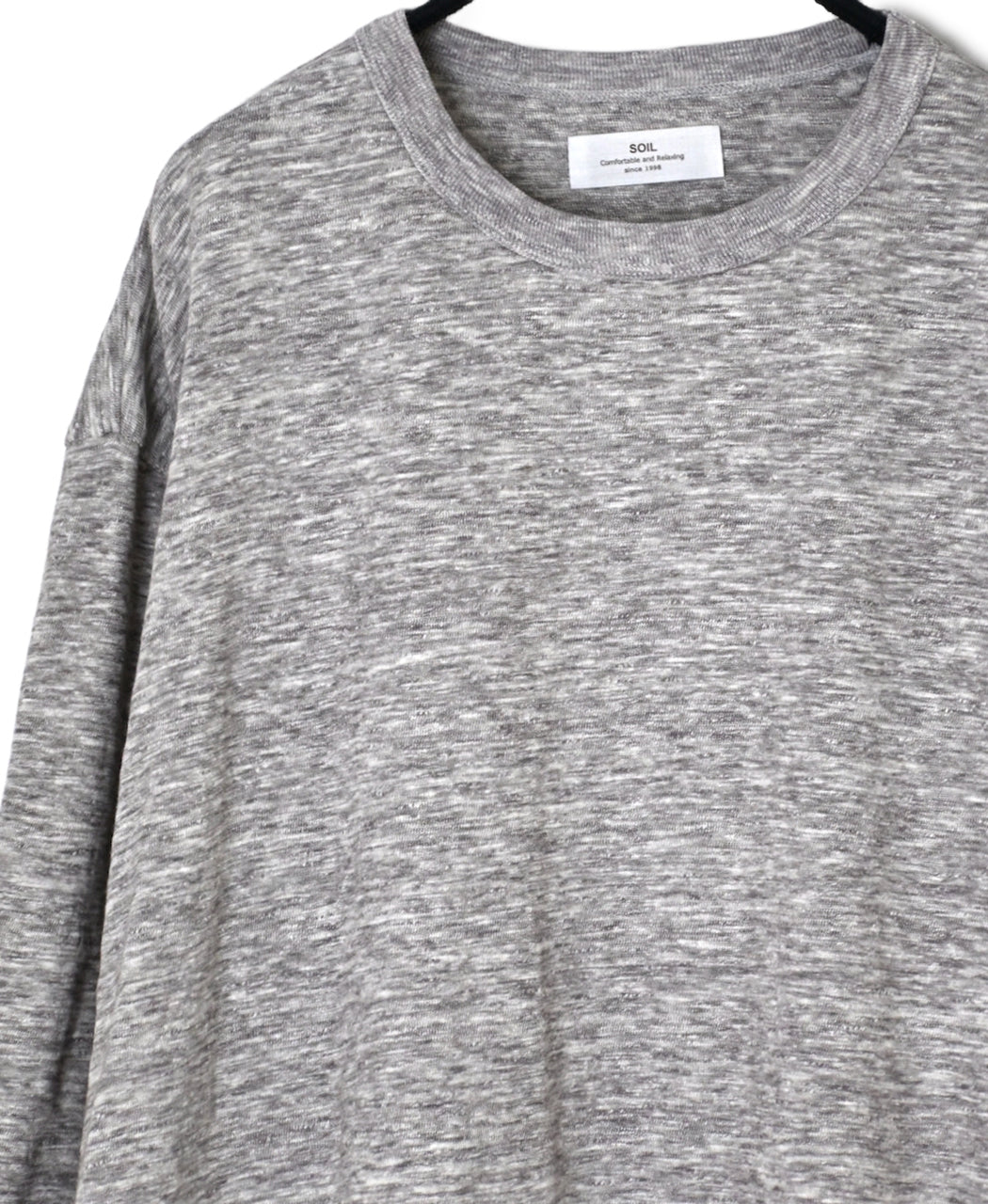 GNSL25041 SLUB VINTAGE CREW-NECK 3/4SL LONG SHIRT
