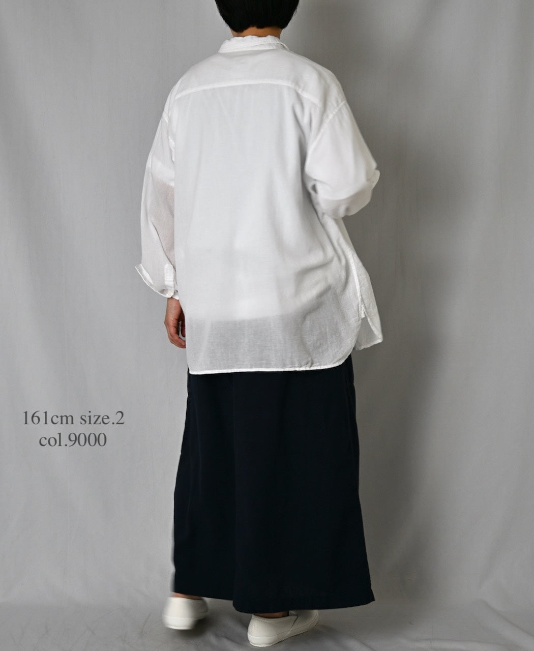 INAM2502G3D 30s GAUZE OVERDYE UTILITY REGULAR COLLAR SHIRT
