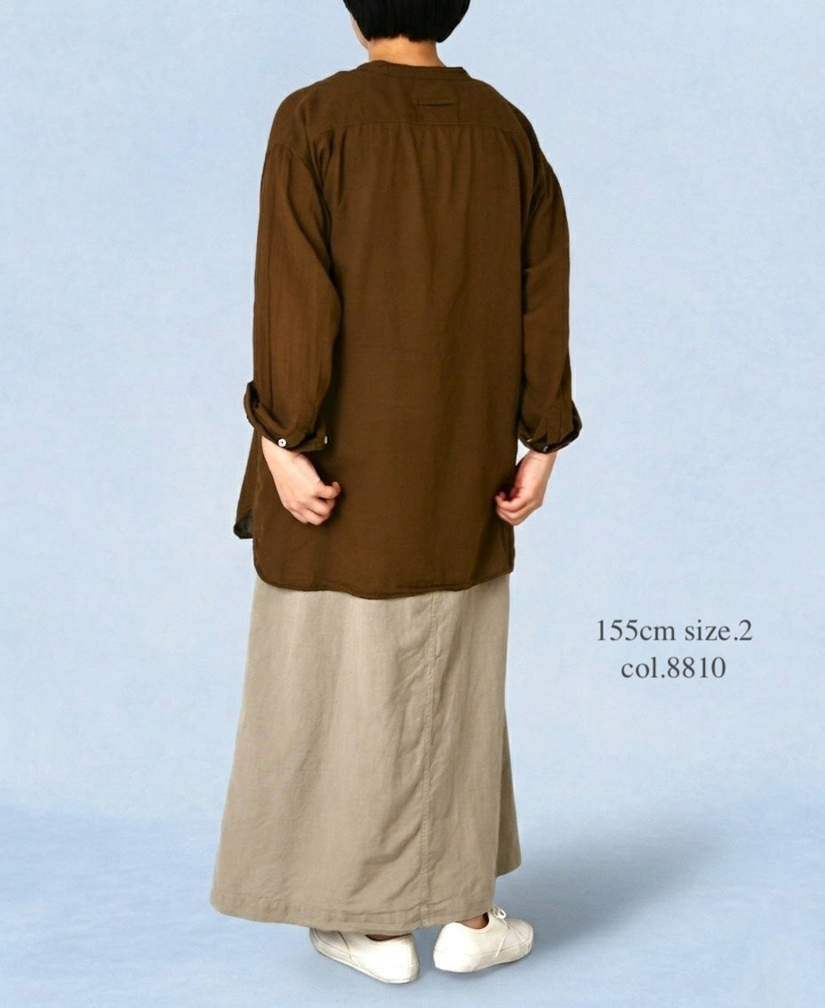 INAM2501G3D 30s GAUZE OVERDYE UTILITY SHIRT