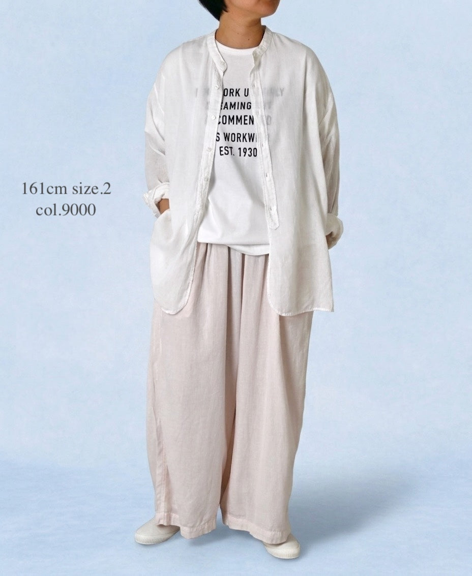 INAM2501G3D 30s GAUZE OVERDYE UTILITY SHIRT