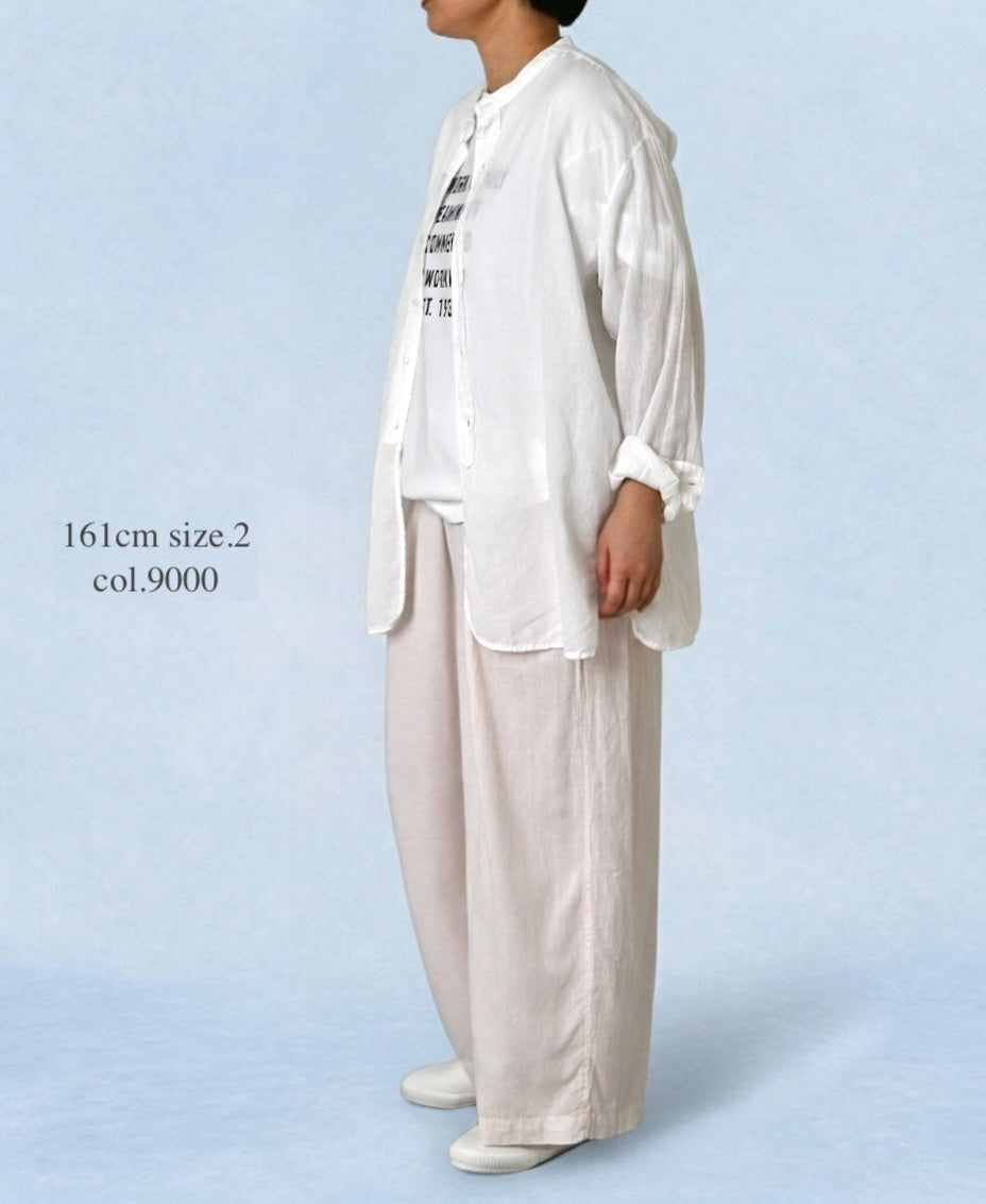 INAM2501G3D 30s GAUZE OVERDYE UTILITY SHIRT