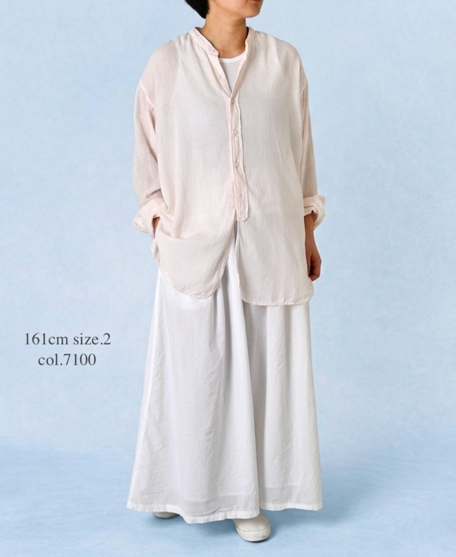 INAM2501G3D 30s GAUZE OVERDYE UTILITY SHIRT