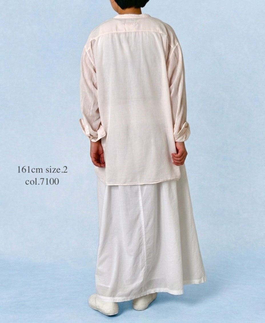 INAM2501G3D 30s GAUZE OVERDYE UTILITY SHIRT