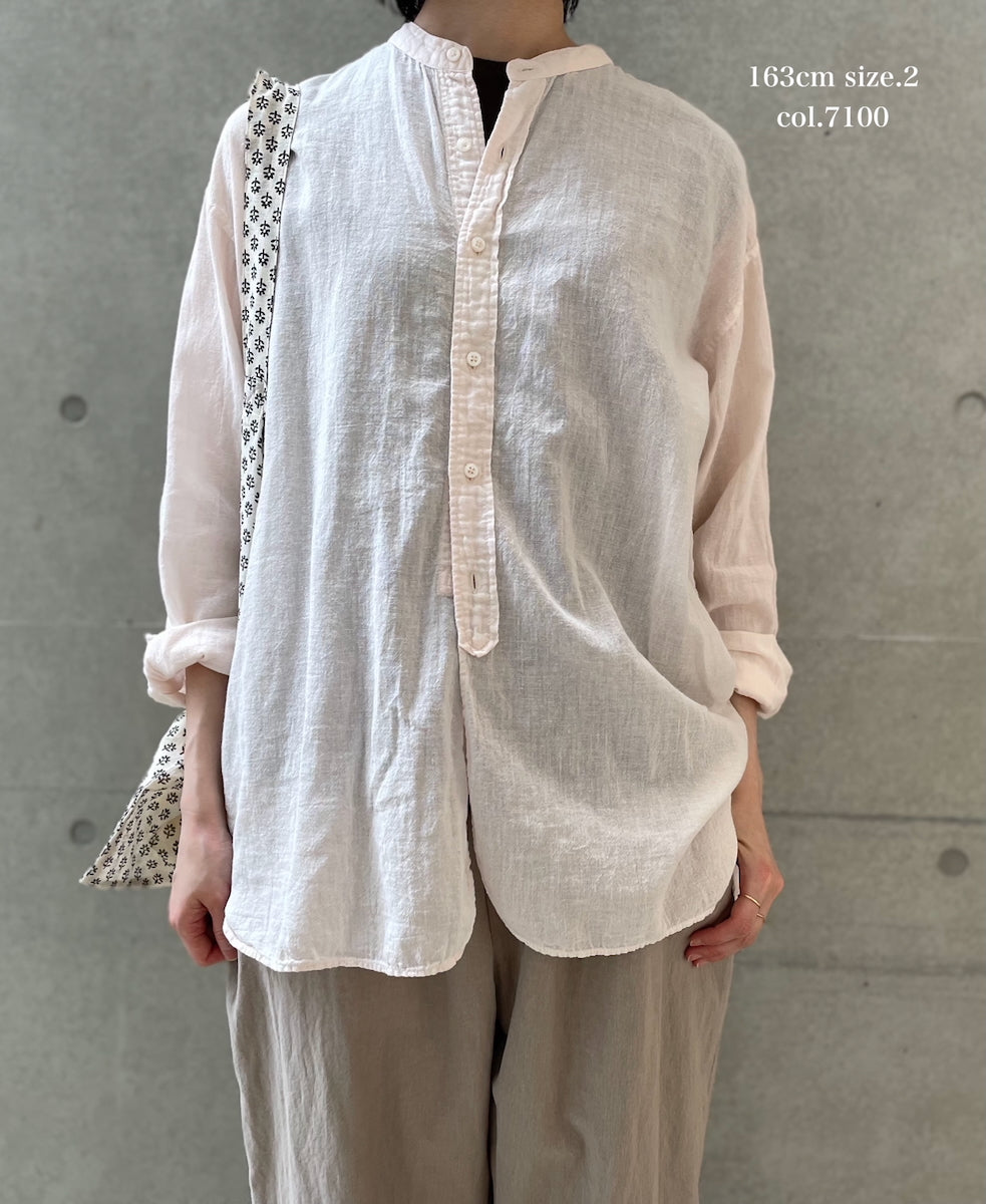INAM2501G3D 30s GAUZE OVERDYE UTILITY SHIRT