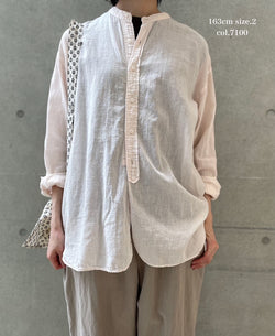 INAM2501G3D 30s GAUZE OVERDYE UTILITY SHIRT